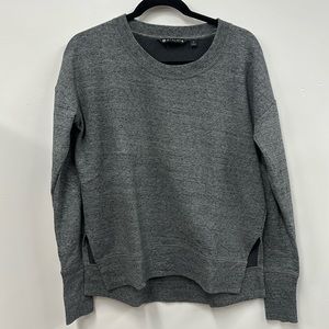 Athleta gray crewneck sweatshirt S small